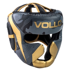Protetor de Cabeça Capacete Fechado Boxe Muay Thai Vollo - Foto 2