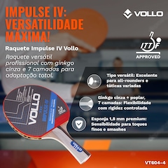 Raquete de Tênis de Mesa Impulse IV Vollo - Adulto - Foto 3