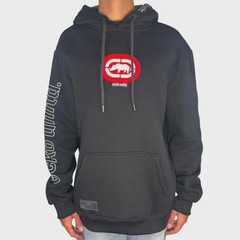 Blusão de Moletom Ecko Canguru Fechado Silk - Masculino - Foto 1