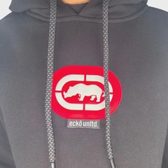 Blusão de Moletom Ecko Canguru Fechado Silk - Masculino - Foto 2