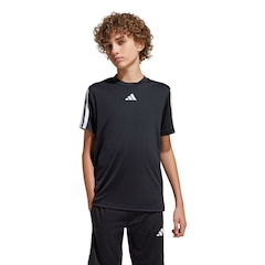 Camiseta adidas M/C Essentials 3 Stripes - Infantil - Foto 1
