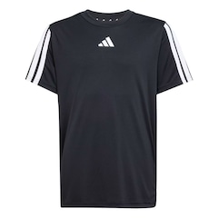 Camiseta adidas M/C Essentials 3 Stripes - Infantil - Foto 3