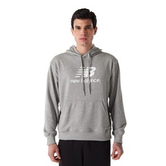 Blusão Moletom New Balance C/Capuz Essentials Basic Masculino - Foto 1