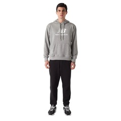 Blusão Moletom New Balance C/Capuz Essentials Basic Masculino - Foto 5
