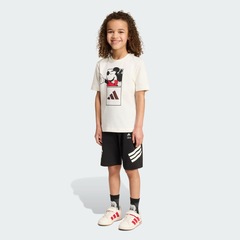 Conjunto Camiseta adidas + Bermuda Disney Mickey Mouse Infantil - Foto 3