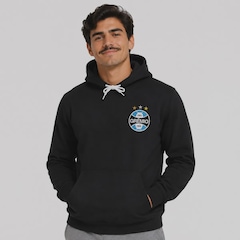 Blusão de Moletom do Grêmio Canguru Escudo Masculino - Foto 1