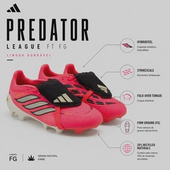Chuteira de Campo Adulto adidas Predator League FT FG - Foto 2