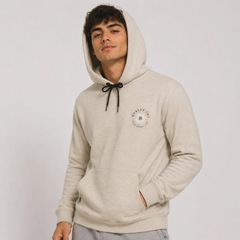 Blusão de Moletom Hurley Natural Masculino - Foto 2