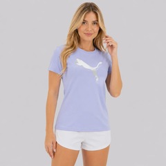 Camiseta Puma Ess Metallic Feminina - Foto 2