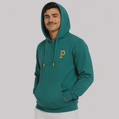 Blusão de Moletom Palmeiras Canguru PI Masculino - Foto 3