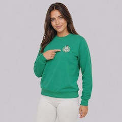 Blusão de Moletom Palmeiras Embossed Feminino - Foto 3