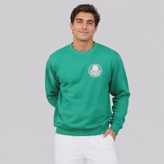 Blusão de Moletom Palmeiras Embossed Masculino - Foto 1