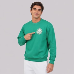 Blusão de Moletom Palmeiras Embossed Masculino - Foto 3