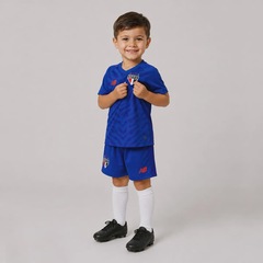 Kit Uniforme de Futebol do São Paulo I Goleiro 26/27 New Balance Infantil - Foto 2