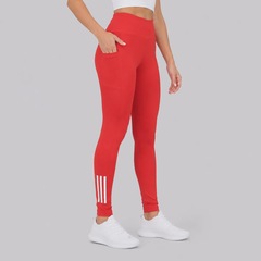 Calça Legging adidas W Pocket Leg 3S Feminina - Foto 2