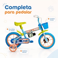 Bicicleta Infantil Aro 12 com Rodinhas Verden Bikes - Foto 6