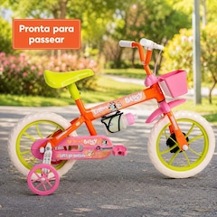 Bicicleta Infantil Aro 12 com Rodinhas Verden Bikes - Foto 4