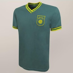 Camisa do Brasil Gola V Liga Retro - Masculina - Foto 2