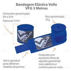 Kit Bandagem Elástica + Protetor Bucal Boxe Vollo - Foto 5