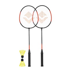 Kit Badminton Completo 2 Raquetes e 2 Petecas Vollo - Foto 1