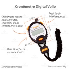 Cronômetro Digital Profissional Vollo - Foto 4
