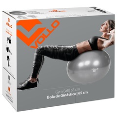 Bola Suíça para Pilates e Yoga Gym Ball com Bomba Vollo - 65cm - Foto 6