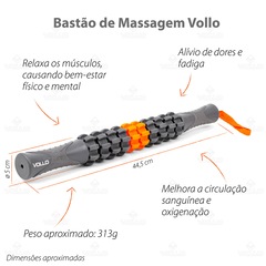 Bastão de Massagem e Liberação Miofascial Vollo - Foto 5