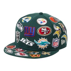 Boné Adulto New Era 950 All NFL League Aba Reta - Foto 2