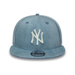 Boné Adulto New Era 950 New York Yankees Fechado Aba Reta - Foto 1