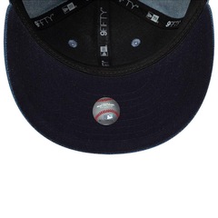 Boné Adulto New Era 950 New York Yankees Fechado Aba Reta - Foto 5