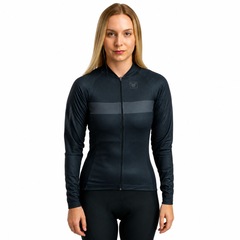 Camiseta Manga Longa Ciclismo Free Force - Feminina - Foto 1