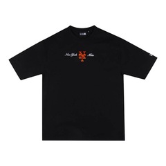 Camiseta New Era Regular Script New York Mets - Masculina - Foto 2