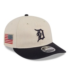 Boné Adulto New Era Retro Crown 950 Detroit Tigers Aba Curva - Foto 3