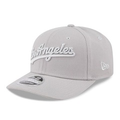 Boné Adulto New Era Tonal Script Los Angeles Dodgers Aba Curva - Foto 2