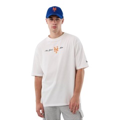 Camiseta New Era Regular Script New York Mets - Masculina - Foto 1