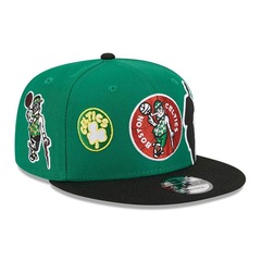 Boné Adulto New Era 950 Boston Celtics Aba Reta - Foto 3