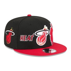 Boné Adulto New Era 950 Miami Heat Aba Reta - Foto 3