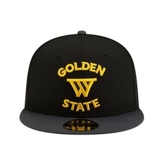Boné Adulto New Era 950 Golden State Warriors Aba Reta - Foto 1