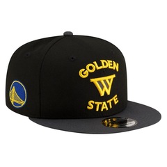 Boné Adulto New Era 950 Golden State Warriors Aba Reta - Foto 3