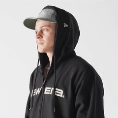 Blusão de Moletom New Era Canguru Aberto Waffle Hood - Masculina - Foto 2