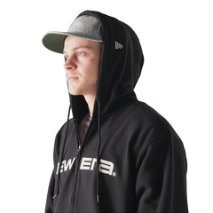 Blusão de Moletom New Era Canguru Aberto Waffle Hood - Masculina - Foto 5
