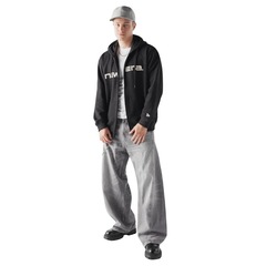 Blusão de Moletom New Era Canguru Aberto Waffle Hood - Masculina - Foto 7