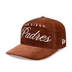 Boné Adulto New Era Team Script San Diego Padres Aba Curva - Foto 2