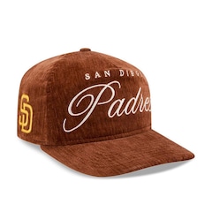 Boné Adulto New Era Team Script San Diego Padres Aba Curva - Foto 3