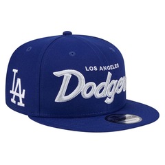Boné Adulto New Era 950 Eg Script Los Angeles Dodgers Aba Reta - Foto 3