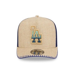 Boné Adulto New Era 950A-Frame Los Angeles Dodgers Aba Curva - Foto 1