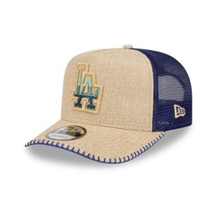 Boné Adulto New Era 950A-Frame Los Angeles Dodgers Aba Curva - Foto 2