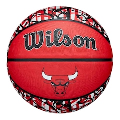 Bola de Basquete Wilson Team Graffiti Chicago Bulls - Foto 1
