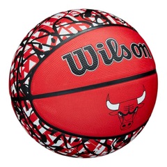 Bola de Basquete Wilson Team Graffiti Chicago Bulls - Foto 4