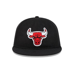 Boné Adulto New Era Retro Crown 950 Chicago Bulls Aba Reta - Foto 1